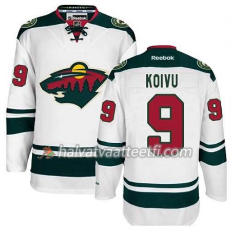 Reebok Miesten NHL Minnesota Wild Pelipaita Mikko Koivu #9 Vieras Valkoinen