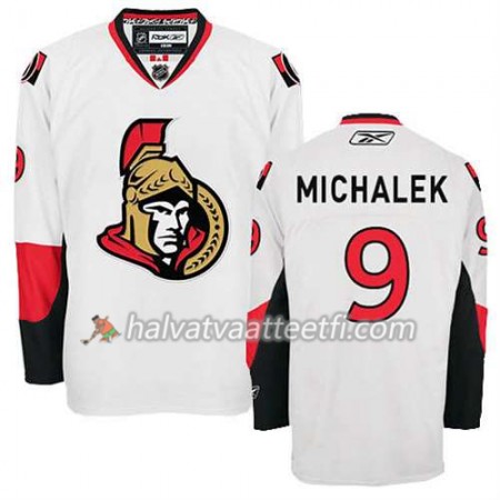 Reebok Miesten NHL Ottawa Senators Pelipaita Milan Michalek #9 Vieras Valkoinen Reebok Miesten NHL Ottawa Senators Pelipaita Milan Michalek #9 Vieras Valkoinen