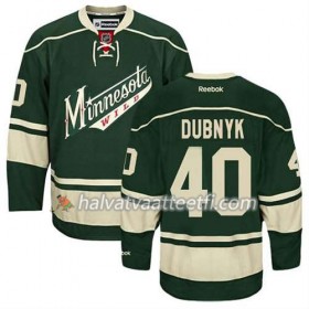 Reebok Miesten NHL Minnesota Wild Pelipaita Devan Dubnyk #40 Kolmas Vihreä