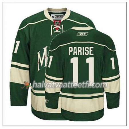 Reebok Miesten NHL  Minnesota Wild Pelipaita Zach Parise #11 Kolmas Vihreä