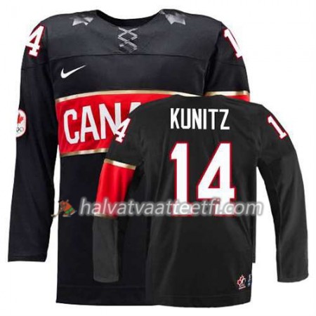 Reebok Miesten NHL Premier Olympic-Canada Team Pelipaita Chris Kunitz #14 Kolmas Musta Paita
