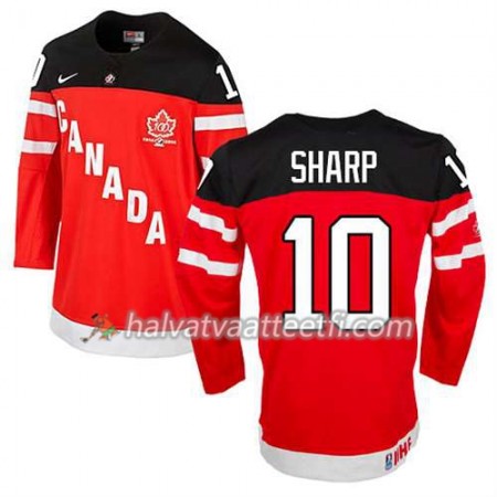 Lasten NHL Premier Olympic-Canada Team Pelipaita Patrick Sharp #10 100th Anniversary Punainen Paita Lasten NHL Premier Olympic-Canada Team Pelipaita Patrick Sharp #10 100th Anniversary Punainen Paita