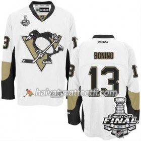 Reebok NHL Pittsburgh Penguins Pelipaita Nick Bonino #13 Valkoinen Vieras 2016 Stanley Cup