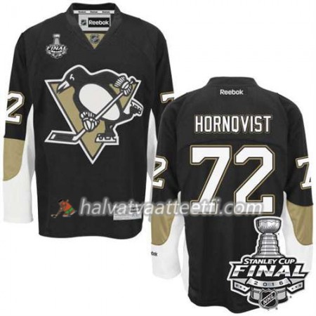 Reebok NHL Pittsburgh Penguins Pelipaita Patric Hornqvist #72 Musta Koti 2016 Stanley Cup Reebok NHL Pittsburgh Penguins Pelipaita Patric Hornqvist #72 Musta Koti 2016 Stanley Cup