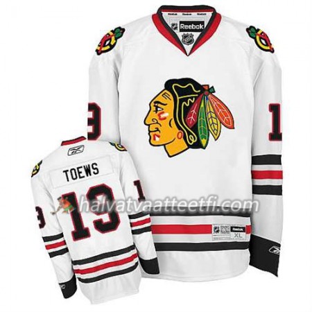 Reebok Miesten NHL Chicago Blackhawks Pelipaita Jonathan Toews #19 Vieras Valkoinen Reebok Miesten NHL Chicago Blackhawks Pelipaita Jonathan Toews #19 Vieras Valkoinen