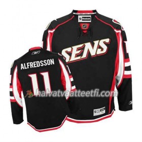Reebok Miesten NHL Ottawa Senators Pelipaita Daniel Alfredsson #11 Kolmas Musta