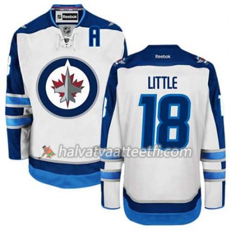 Reebok Miesten NHL Winnipeg Jets Pelipaita Bryan Little #18 Vieras Valkoinen