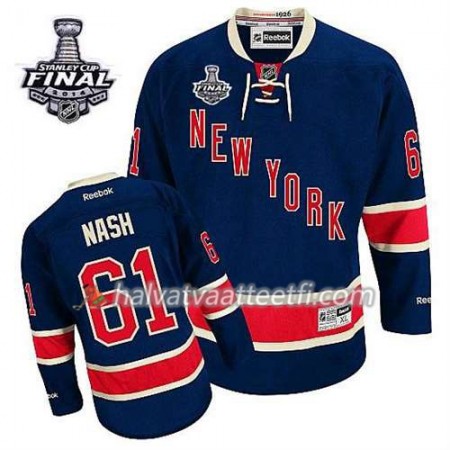 Reebok Miesten NHL New York Rangers Pelipaita Rick Nash #61 Kolmas Sininen 2014 Stanley Cup Reebok Miesten NHL New York Rangers Pelipaita Rick Nash #61 Kolmas Sininen 2014 Stanley Cup