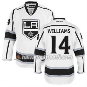 Reebok Miesten NHL Los Angeles Kings Pelipaita Justin Williams #14 Vieras Valkoinen