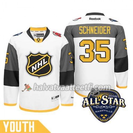 Lasten NHL 2016 All Star Premier-New Jersey Devils Pelipaita Cory Schneider #35 Valkoinen Paita