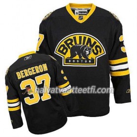 Reebok Miesten NHL Boston Bruins Pelipaita Patrice Bergeron #37 Kolmas Musta