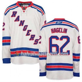 Reebok Miesten NHL New York Rangers Pelipaita Carl Hagelin #62 Vieras Valkoinen