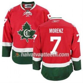 Reebok Miesten NHL Montreal Canadiens Pelipaita Howie Morenz #7 Kolmas Uusi Punainen