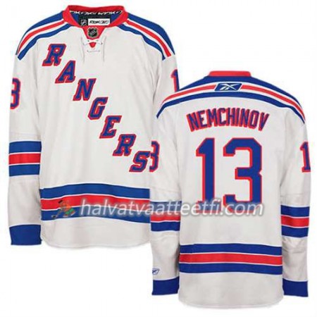 Reebok Miesten NHL New York Rangers Pelipaita Sergei Nemchinov #13 Vieras Valkoinen Reebok Miesten NHL New York Rangers Pelipaita Sergei Nemchinov #13 Vieras Valkoinen