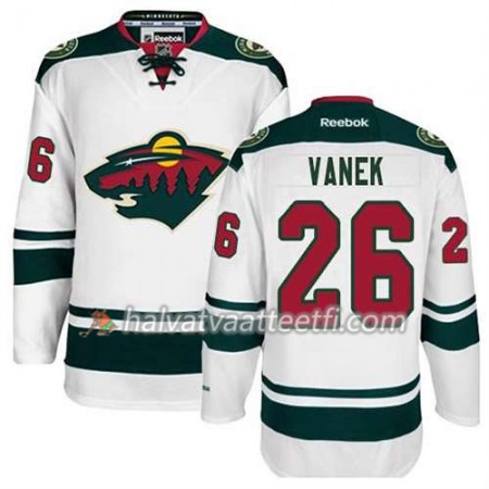 Reebok Miesten NHL Minnesota Wild Pelipaita Thomas Vanek #26 Vieras Valkoinen