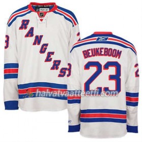 Reebok Miesten NHL New York Rangers Pelipaita Jeff Beukeboom #23 Vieras Valkoinen
