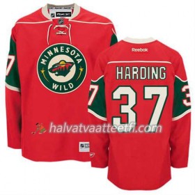 Reebok Miesten NHL Minnesota Wild Pelipaita Josh Harding #37 Koti Punainen