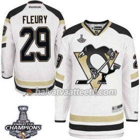 Reebok NHL Pittsburgh Penguins Pelipaita Marc-Andre Fleury 29 Valkoinen Vieras 2016 Stanley Cup