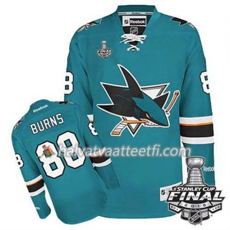 Reebok NHL San Jose Sharks Pelipaita Brent Burns #88 Teal Koti 2016 Stanley Cup Reebok NHL San Jose Sharks Pelipaita Brent Burns #88 Teal Koti 2016 Stanley Cup