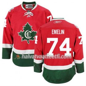 Reebok Miesten NHL Montreal Canadiens Pelipaita Alexei Emelin #74 Kolmas Uusi Punainen