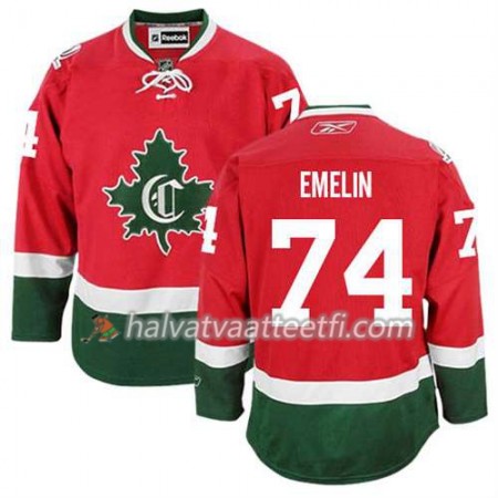 Reebok Miesten NHL Montreal Canadiens Pelipaita Alexei Emelin #74 Kolmas Uusi Punainen
