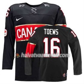 Lasten NHL Premier Olympic-Canada Team Pelipaita Jonathan Toews #16 Kolmas Musta Paita