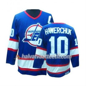 Reebok Miesten NHL Winnipeg Jets Pelipaita Dale Hawerchuk Sininen #10 Valkoinen