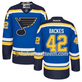 Reebok Miesten NHL St. Louis Blues Pelipaita David Backes #42 Koti Sininen