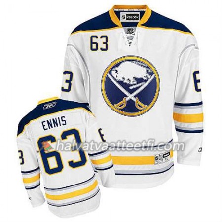 Reebok Miesten NHL Buffalo Sabres Pelipaita Tyler Ennis #63 Vieras Valkoinen Reebok Miesten NHL Buffalo Sabres Pelipaita Tyler Ennis #63 Vieras Valkoinen
