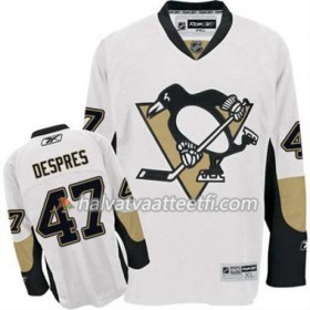 Reebok Miesten NHL Pittsburgh Penguins Pelipaita Simon Despres 47 Valkoinen Vieras