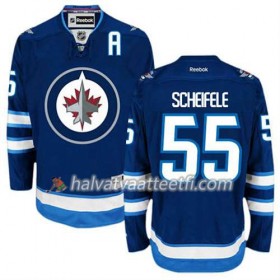 Reebok Miesten NHL Winnipeg Jets Pelipaita Mark Scheifele #55 Koti Sininen