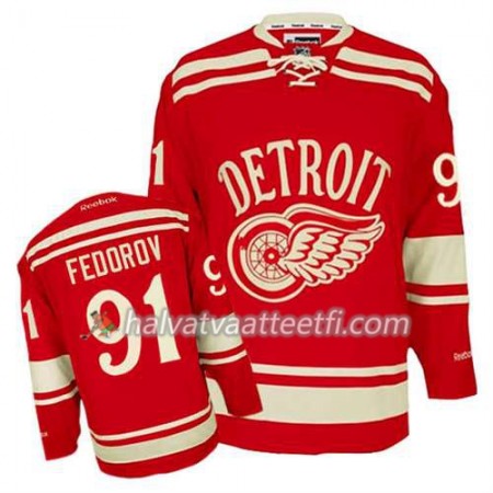 Reebok Miesten NHL Detroit Red Wings Pelipaita Sergei Fedorov #91 2014 Winter Classic Punainen Reebok Miesten NHL Detroit Red Wings Pelipaita Sergei Fedorov #91 2014 Winter Classic Punainen