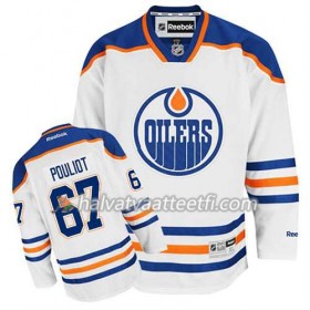 Reebok Miesten NHL Edmonton Oilers Pelipaita Benoit Pouliot #67 Vieras Valkoinen