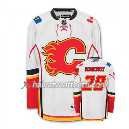 Reebok Miesten NHL Calgary Flames Pelipaita Curtis Glencross #20 Vieras Valkoinen Reebok Miesten NHL Calgary Flames Pelipaita Curtis Glencross #20 Vieras Valkoinen