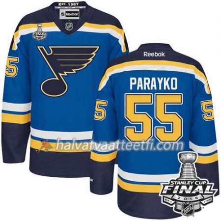 Reebok NHL St. Louis Blues Pelipaita Colton Parayko #55 Sininen Koti 2016 Stanley Cup Reebok NHL St. Louis Blues Pelipaita Colton Parayko #55 Sininen Koti 2016 Stanley Cup
