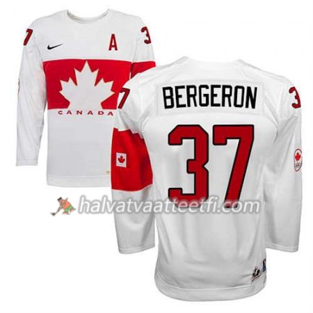 Reebok Naisten NHL Premier Olympic-Canada Team Pelipaita Patrice Bergeron #37 Koti Valkoinen Paita Reebok Naisten NHL Premier Olympic-Canada Team Pelipaita Patrice Bergeron #37 Koti Valkoinen Paita