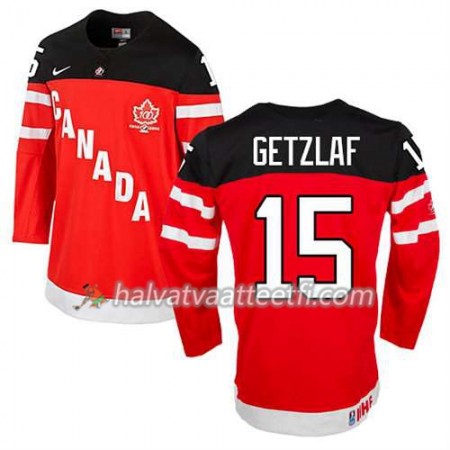 Lasten NHL Premier Olympic-Canada Team Pelipaita Ryan Getzlaf #15 100th Anniversary Punainen Paita Lasten NHL Premier Olympic-Canada Team Pelipaita Ryan Getzlaf #15 100th Anniversary Punainen Paita