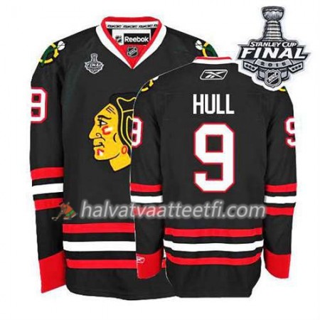 Reebok Naisten NHL Chicago Blackhawks Pelipaita Bobby Hull #9 Kolmas Musta 2015 Stanley Cup Reebok Naisten NHL Chicago Blackhawks Pelipaita Bobby Hull #9 Kolmas Musta 2015 Stanley Cup