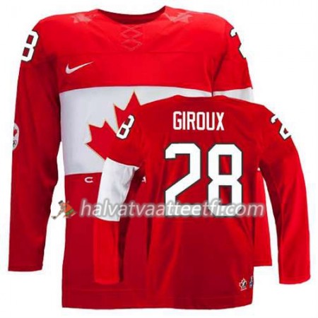 Lasten NHL Premier Olympic-Canada Team Pelipaita Claude Giroux #28 Vieras Punainen Paita Lasten NHL Premier Olympic-Canada Team Pelipaita Claude Giroux #28 Vieras Punainen Paita