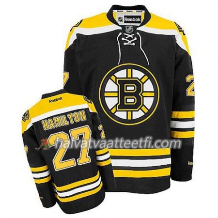 Reebok Miesten NHL Boston Bruins Pelipaita Dougie Hamilton #27 Koti Musta Reebok Miesten NHL Boston Bruins Pelipaita Dougie Hamilton #27 Koti Musta