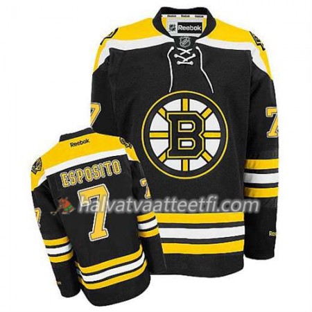 Reebok Miesten NHL Boston Bruins Pelipaita Phil Esposito #7 Koti Musta