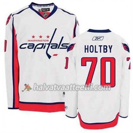 Reebok Miesten NHL Washington Capitals Pelipaita Braden Holtby #70 Vieras Valkoinen Reebok Miesten NHL Washington Capitals Pelipaita Braden Holtby #70 Vieras Valkoinen