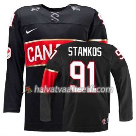 Lasten NHL Premier Olympic-Canada Team Pelipaita Steven Stamkos #91 Kolmas Musta Paita