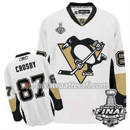 Reebok NHL Pittsburgh Penguins Pelipaita Sidney Crosby #87 Valkoinen Vieras 2016 Stanley Cup Reebok NHL Pittsburgh Penguins Pelipaita Sidney Crosby #87 Valkoinen Vieras 2016 Stanley Cup