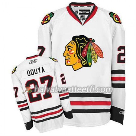 Lasten NHL Chicago Blackhawks Pelipaita Johnny Oduya #27 Premier Vieras Valkoinen