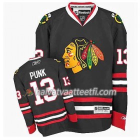 Lasten NHL Chicago Blackhawks Pelipaita CM Punk #13 Premier Kolmas Musta