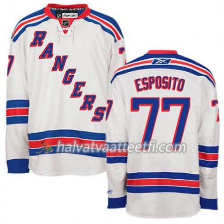 Reebok Miesten NHL New York Rangers Pelipaita Phil Esposito #77 Vieras Valkoinen Reebok Miesten NHL New York Rangers Pelipaita Phil Esposito #77 Vieras Valkoinen