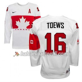 Lasten NHL Premier Olympic-Canada Team Pelipaita Jonathan Toews #16 Koti Valkoinen Paita