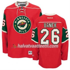 Reebok Miesten NHL Minnesota Wild Pelipaita Thomas Vanek #26 Koti Punainen