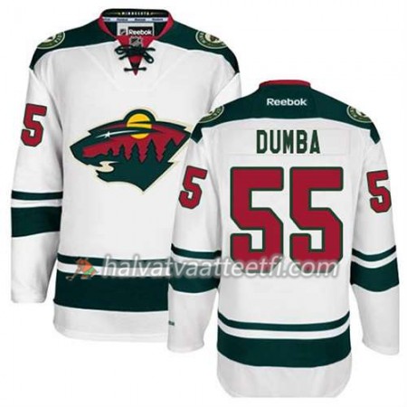 Reebok Miesten NHL Minnesota Wild Pelipaita Matt Dumba #55 Vieras Valkoinen